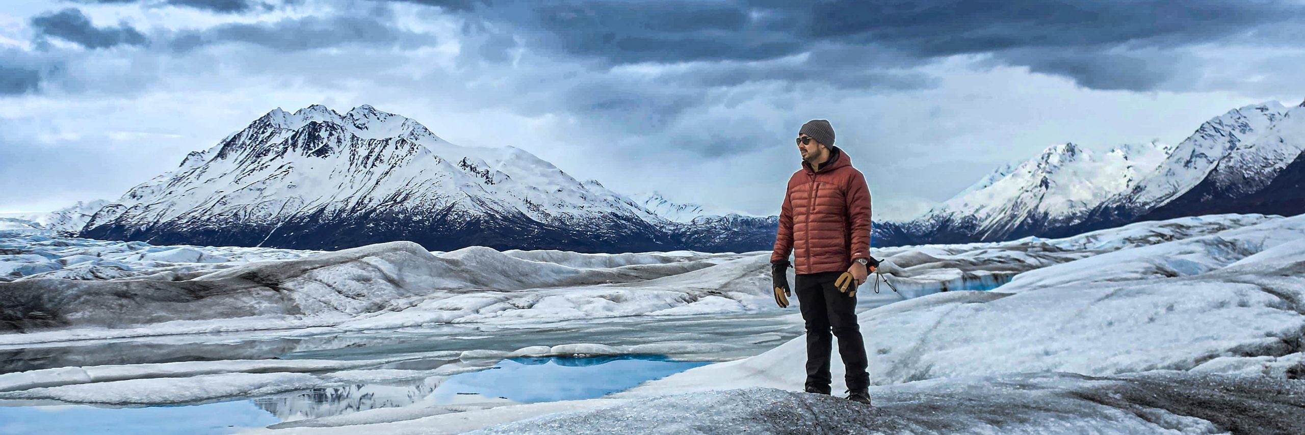 Dr. Fayaz Rasheed on Alaska Glacier
